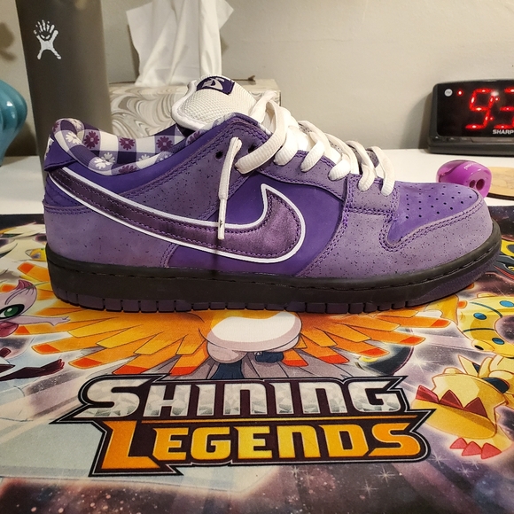 NIKE SB DUNK LOW PURPLE LOBSTER SIZE 10.5 USED- LOOKS NEW- COMES W/BOX AUTHENTIC - Picture 16 of 16